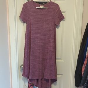 LuLaRoe Purple Pink Carly Dress